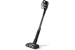 PHILIPS DOMESTIC APPLIANCES Philips 8000 Series Aspiradora sin Cable, Aqua Plus con Tecnología, PowerCyclone, Versátil 3 en 1, 10-25,2 V, hasta 80 min de Autonomía, Titanio Negro (XC8347/01)