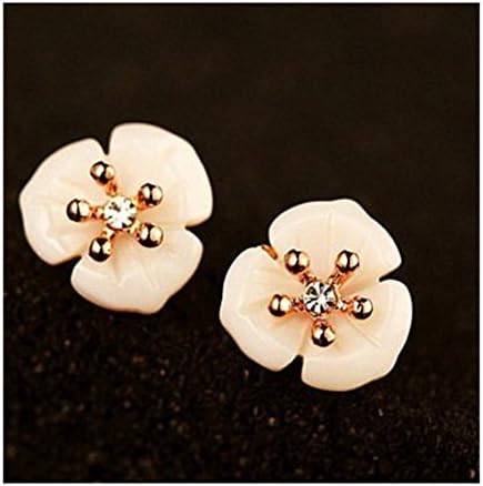 Mrs IXIQI 9ct Gold Plated Sun Flower Studs Earring Stud for Women with Fashin Gift Box