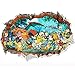 Produktbild JUNMAONO 3D Pokemon Go Wandaufkleber/Wandgemälde/Wand Poster/Wandbild Aufkleber/Wandbilder/Wandtattoo/Pinupbild/Beschriftung/Pad einfügen/Tapete/Tapezieren/Tapeten/Wand Zeitung/Wandmalerei/Haftnotiz/Fühlen Sie sich frei zu kleben/Instant Aufkleber/3D-Stereo-Wandaufkleber