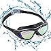 Produktbild ZetHot Schwimmbrille mit großem Rahmen, Polarisierte Taucherbrillen Wasserdicht Anti-Nebel UV Schutz Triathlon Taucherbrille für Erwachsene Männer Frauen Jugend Kinder