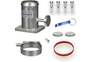 TAFMET AGR Ventil Ersatz Rohr Tuning Kit für BMW E46 E39 E60 E61 E38 E65 X5 E53 E83 mit 3.0 2.0 D M47 M51 M57 Motoren für Land Rover Freelander 2.0 Td4