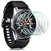 Produktbild IVSO Schutzfolie Für Samsung Galaxy Watch 46 mm SM-R800 / SM-R805, 9H Härtegrad, Glas Panzerfolie Displayfolie Displayschutzfolie Für Samsung SM-R760 Gear S3, (4 x)