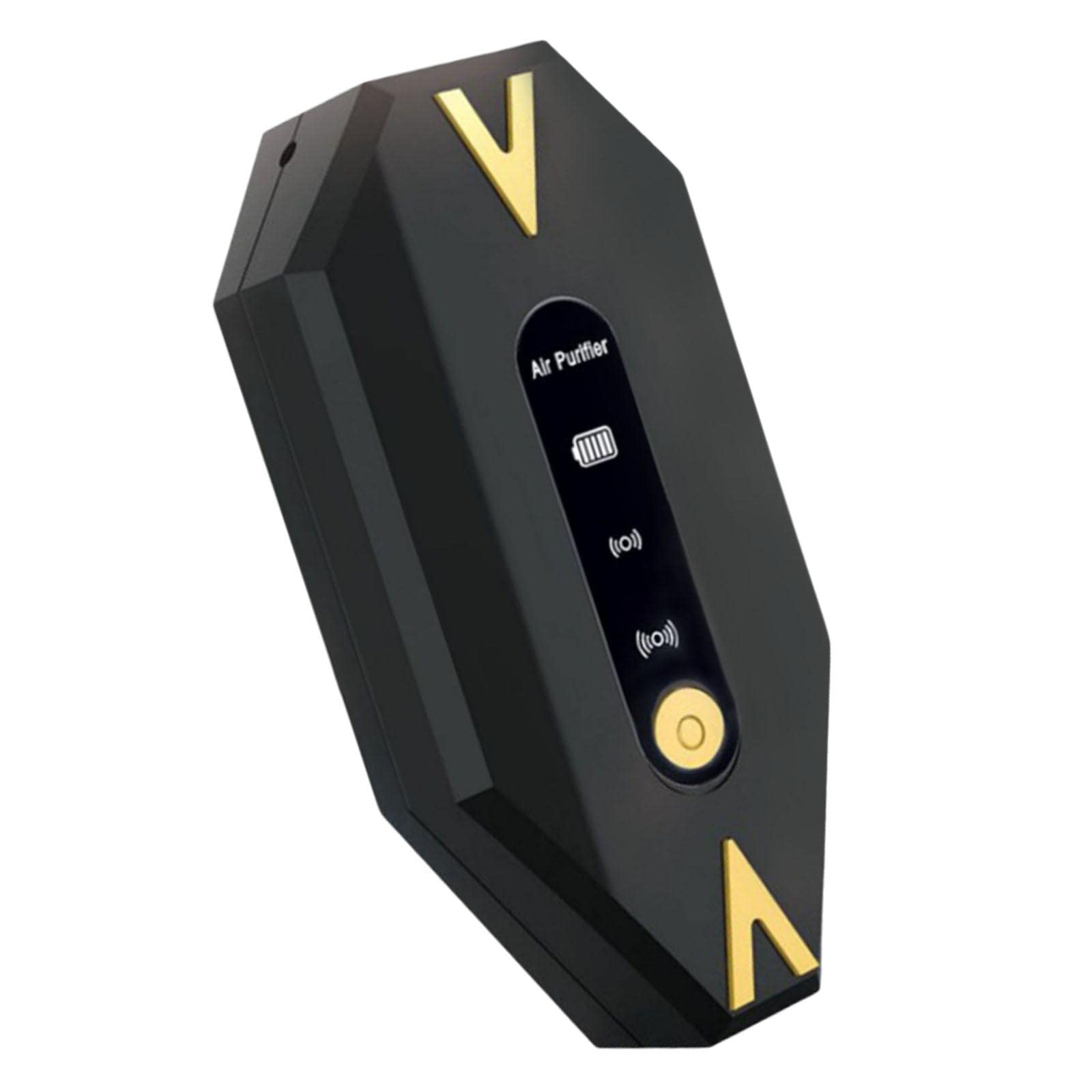 SAZ DEKORÂ® Air Purifier Necklace Around The Neck Portable For Sleeping Car Adults Black