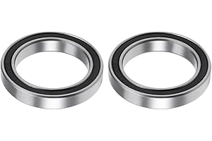 PATIKIL 6806-2RS 30x42x7mm ABEC-3 Profonda Scanalatura Sfere Cuscinetti, 2pz Cromo Acciaio per Potenza Trasmissione