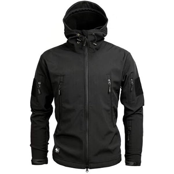 DEFCON 5 Giacca Tattica Softshell con Cappuccio Staccabile OD Green Black Coyote Brown D5-3430 OD B CB (OD Green, L