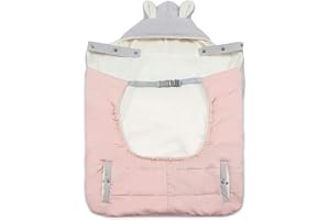 SONARIN All Seasons spessore Copertura per Marsupio,Copertina,mantello per l'inverno caldo, adattabile a qualsiasi marsupio,antivento,Impermeabile(Rosa)