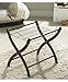 Izziwotnot Wicker Moses Basket Stand (Mahogany Pine)