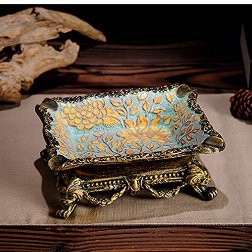 GLP European-Style Southeast Asian Style Neo-Classical Vintage Old Hand-Carved Effect Atmosphere Home Office Hotel Ashtray