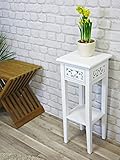 Romantic Telefontisch / Beistelltisch / Anrichte weiß,...