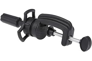 Festnight Mannequin Training Head Head Stand Supporto per parrucca Supporto per tavolo da scrivania Morsetto in metallo plastico Accessorio per capelli