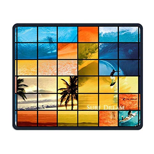 Casepillows Sea Surfing Sudoku Comfortable Rectangle Rubber Base Mousepad Gaming Mouse Pad