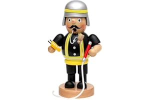Dekohelden24 Firefighter Wood Smoker 8 x 7 x 16 cm