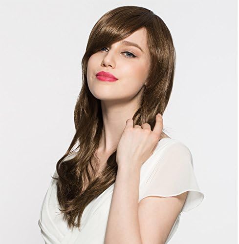 wiglala Wig Female Oblique Bangs Long Curly Hair High Temperature Wire Daily Party Hair Sets