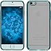 Produktbild PhoneNatic Case für Apple iPhone 6s / 6 Hülle Silikon blau Slim Fit Cover iPhone 6s / 6 Tasche + 2 Schutzfolien