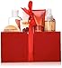 Pomegranate Bath Spa Gift Set in Red Velvet Rich Box