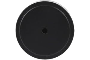 Diyeeni Altavoces Pies de pie, Aleación de Aluminio Audio HiFi Aislamiento Pies Pad con Amortiguador y Goma Antideslizante, Altavoces Protectores de Piso(Negro)