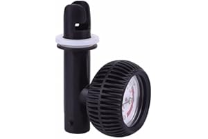 Pratvider Manometro per gommoni,Termometro ad Aria ad Alta Pressione per Barche | Misurazione del manometro dell'Aria per Accessori gonfiabili per Tavole da Surf per Kayak