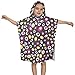 Produktbild BigHappyShop Baby's Cute Hooded Bath Beach Towel Bouquet Dots Ultra Soft Quick Drying Super Soft Single Ply 100% Organic Cotton