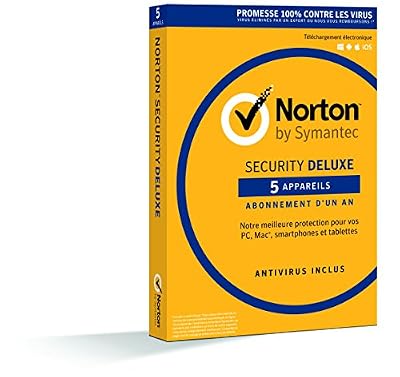 Symantec norton security deluxe 2017 5 postes 1 an