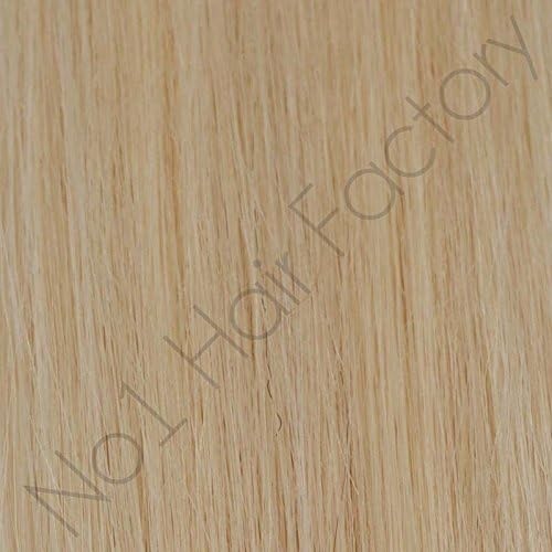 Hair Extension Heat Iron + 1g Nail Tip Hair + FREE 10 Temp Shields - #60 Platinum blonde - Strands-50