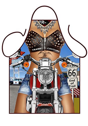 Preisvergleich Produktbild Sexy Biker Girl Apron Grillschürze