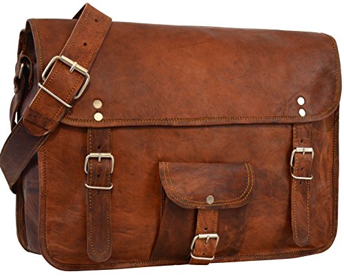 Gusti Leder nature  Alex  Laptoptasche 15 4  Umh  ngetasche Ledertasche Unitaschen Messenger Ziegenleder Umh  ngetasche B  cher Laptoptasche B  ro Led