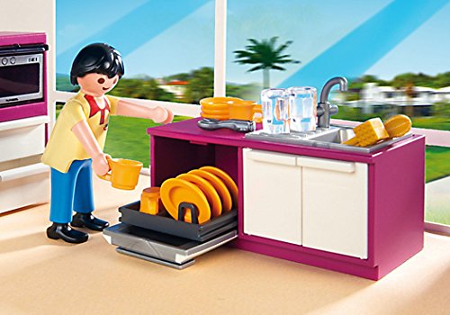 Imagen 4 de Playmobil Mansión Moderna de Lujo - Cocina de diseño abierto, playset (5582)