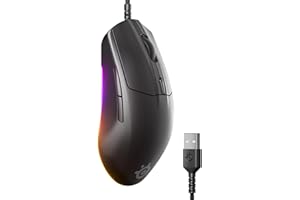 SteelSeries Rival 3 Gen 2 - Souris Gaming 8500 DPI - Capteur Optique TrueMove Core - Durabilité 60 Millions de clics - Faible Latence - Poids léger 77 g - Patins 100% PTFE - RGB - Noir