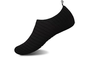 GOODSALEOK Wasserschuhe Herren Badeschuhe Damen Aquaschuhe BelüFtet Schnell Trocknend Strandschuhe Barfuß Yoga Schuhe Wassersport