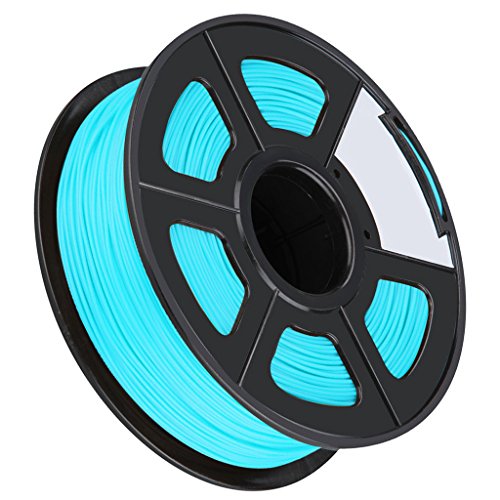 Gluehfaden – SODIAL(R)Neue 3D-Drucker Druck Gluehfaden ABS -1.75mm, 1KG, zum Drucken RepRap Farbe: Cyan - 3