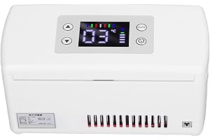 gernie Custodia Frigo per Insulina,Scatola Frigo Portatile Ricaricabile per Diabetici Mini Frigorifero per Farmaci con Display LCD Mini Frigorifero per Medicinali,Scatola per Diabetici