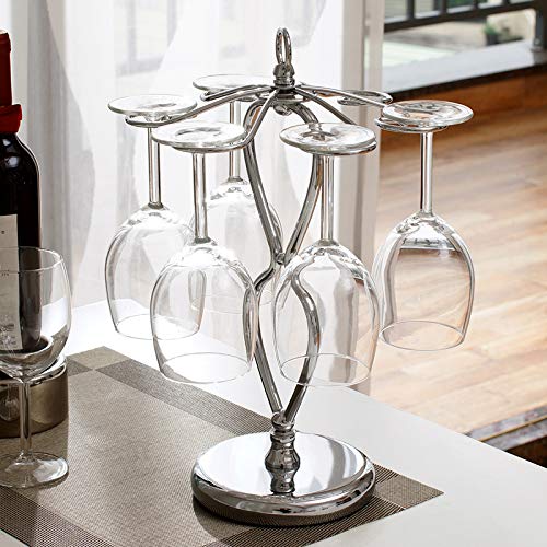 Preisvergleich Produktbild Getränkehalter, Getränkehalter 6 Tassen Sickerwasserhalter Rotwein Getränkehalter Kleiderbügel Aufbewahrung Getränkehalter Bronze Haushalt Küche, Esszimmer, Schrank, Getränkehalter