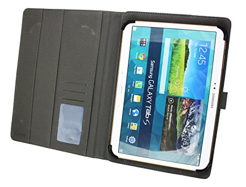 Emartbuy Odys Thor 10 Plus 3G 10.1 Zoll Tablet PC Universalbereich ( 10 – 11 Zoll ) Blumenmädchen Multi Angle Exekutiv Folio Mappen Kasten Abdeckung mit Kartensteckplätze + Eingabestift - 4