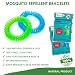 The Best Mosquito Net By NATURO - The Largest Double Bed Mosquito Net Canopy - Insect Malaria Zika Repellent - Free Bonuses: 2 Insect Repellent Bracelets , A Full Hanging Kit & Carry Bag + Free E-Book