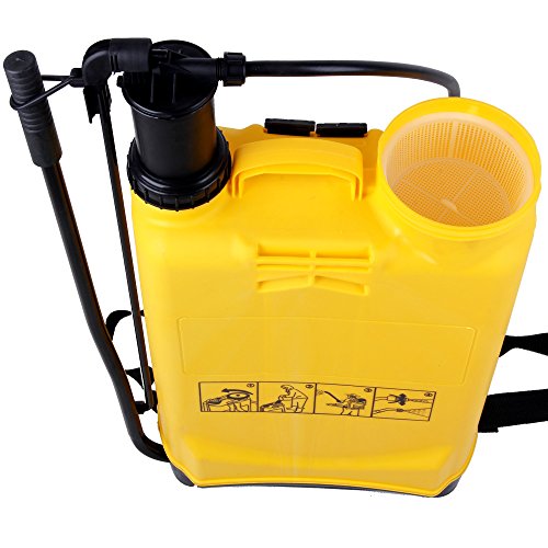 Drucksprüher Pflanzensprüher Rückenspritze Pump Gartenspritze Dünger Sprüher Unkrautspritzer 16,8l - 4