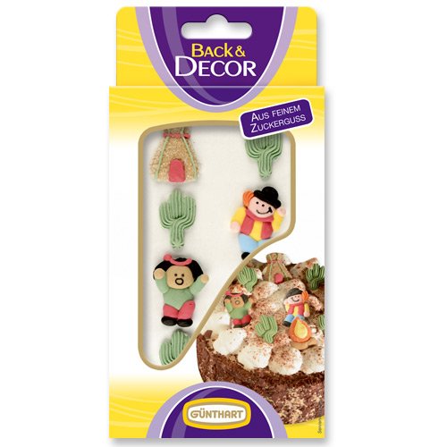 Preisvergleich Produktbild Zuckerfiguren Cowboy und Indianer