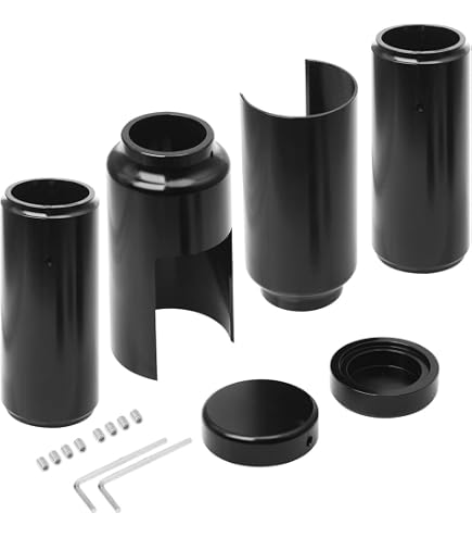 HCmotorku Aileron Carénage Menton Avant Harley Softail Street Bob Fat Bob 2018-2023 Noir Brillant