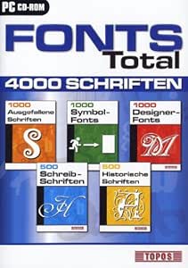 Fonts Total - 4000 Schriften