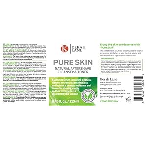 Kerah Lane Pure Skin - Natural Toner & Cleanser for Treatment of Ingrown Hairs, Acne & Razor Bumps. Use After Shaving… - Image 9