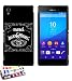 Produktbild Hartschale schmal Xperia M4 Aqua dünn, Motiv Exklusives [Merci Jacky und Michel] [schwarz] von MUZZANO + Eingabestift und Reinigungstuch Muzzano® angeboten – Der Schutz kratzfest ultimative, elegante und nachhaltige für Ihr Xperia M4 Aqua