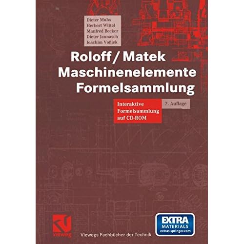 [PDF] Download Maschinenelemente Formelsammlung. Interaktive Formelsammlung auf CD-ROM. Kostenlos
