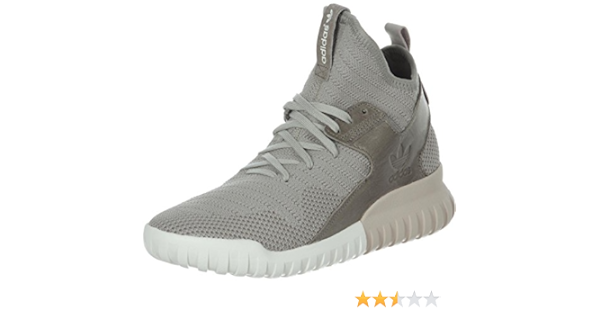 tubular x knit shoes grey