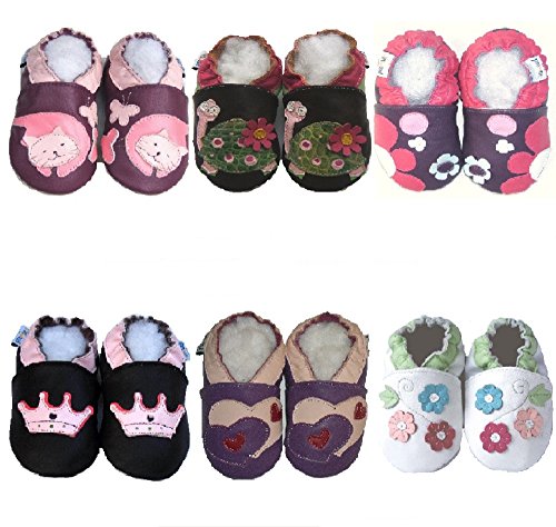 Lederhausschuhe Jinwood Krabbelschuhe Baby Hausschuhe NEU! - 2