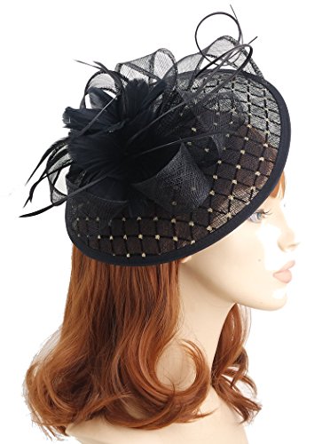 Feathers Hair Fascinator Hatinator 
