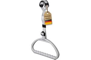 ‎FABACARE FabaCare Bettgalgen Handgriff, ergonomisch geformt, Trapezgriff, Bettgriff, Aufrichtgriff, Bügelgriff, Stangengriff, Balkengriff, Handfasser für Aufrichthilfen, Komfortgriff TGN-RSG70-V