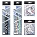 High Quality Professional Nail Art Accessories Set of Silver Gems /Rhinestones / Crystals In Different Shapes, Premium Gemstones Decorations In 12 Colours, Fine Detail Wooden Nailart Brushes and Double Ended Dotting Marbling Tools By VAGA