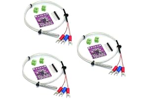 3 uppsättningar MAX31865 modulsensor med PT100 provledning 0,5 m