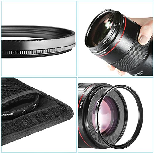 Neewer 67mm Kit de Flitre UV Filtre CPL Filtre ND4 Filtre Pochette de Filter pour Canon Rebel avec EOS 18-135mm EF-S IS STM Zoom Objectifs Nikon 18-105mm f 3 5-5 6 AF-S DX VR ED Zoom reviews Neewer 67mm Kit de Flitre UV Filtre CPL Filtre ND4 Filtre Pochette de Filter pour Canon Rebel avec EOS 18-135mm EF-S IS STM Zoom Objectifs Nikon 18-105mm f 3 5-5 6 AF-S DX VR ED Zoom