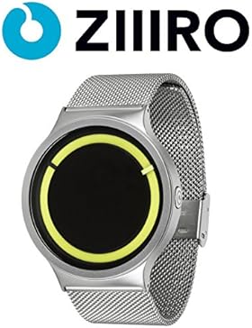 Ziiiro Unisexuhr Eclipse Metallic Chrome Lemon Z0012WSY