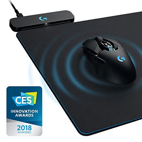 Logitech Powerplay - Alfombrilla de rat  n para Gaming  con Sistema inal  mbrico de Carga  para Logitech G903 y G703